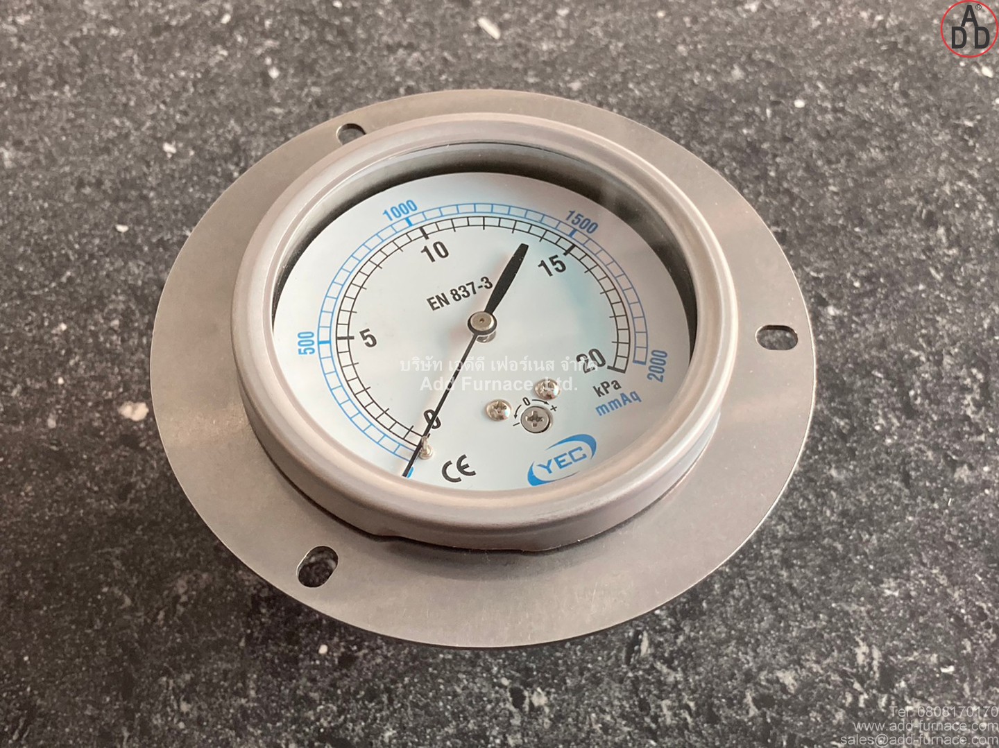 YEC Pressure Gauge 0-20kPa(9)